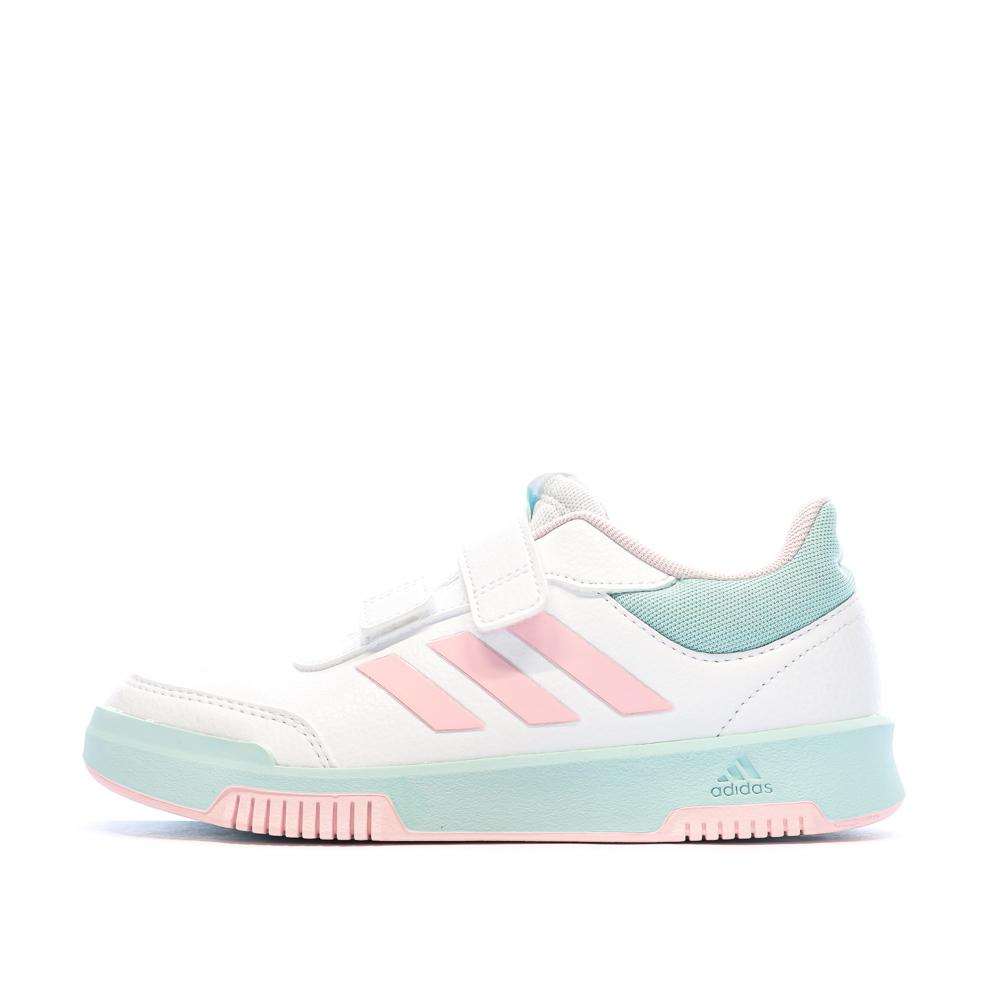 Baskets Blanche/Rose Fille Adidas Tensaur Sport 2.0 pas cher