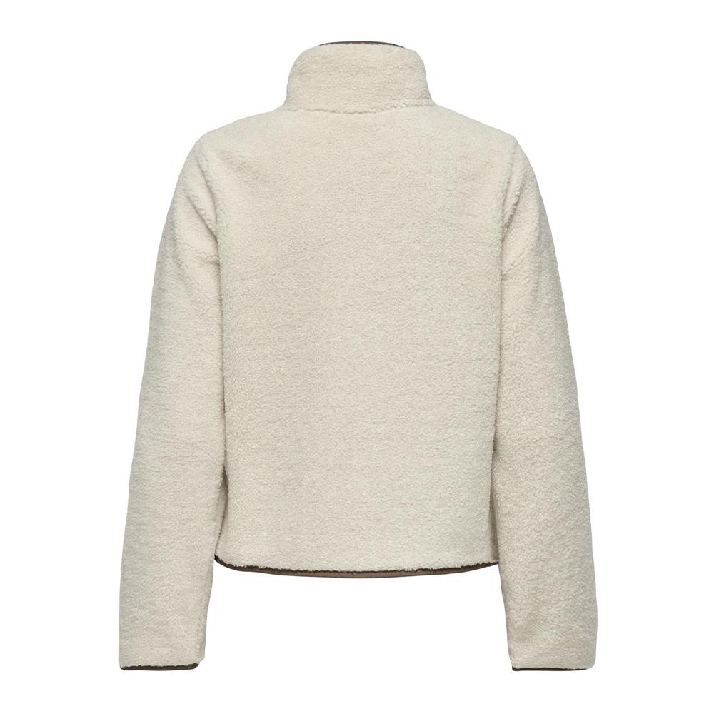 Veste Bouclette Écru Femme JDY Teddy vue 2