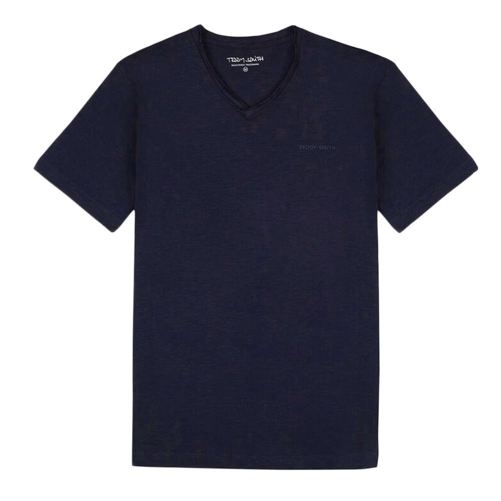 T-shirt Marine Homme Teddy Smith Gildas pas cher