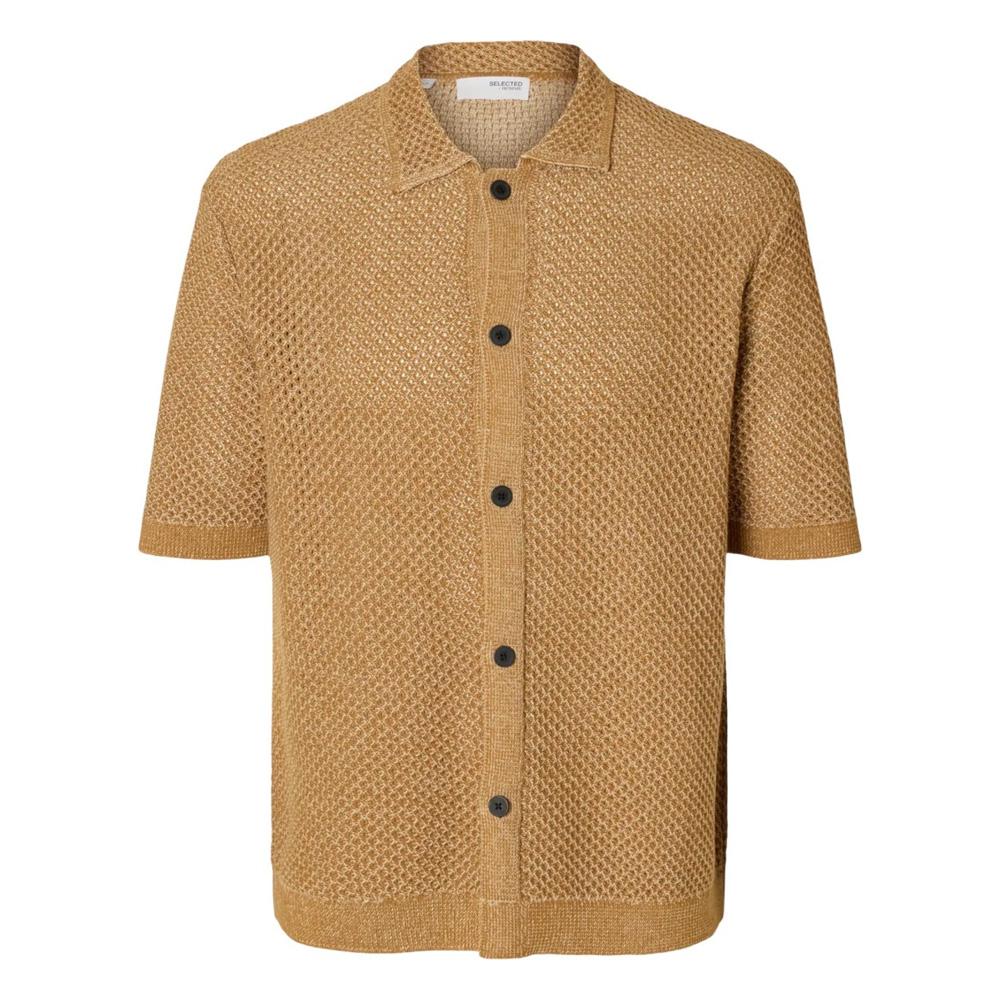 Chemise Camel Homme Selected Ginger pas cher