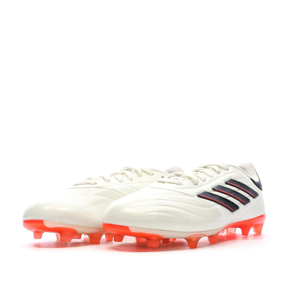 Chaussures de football Blanches/Rouges Garçon Adidas Copa Pure 2 vue 6