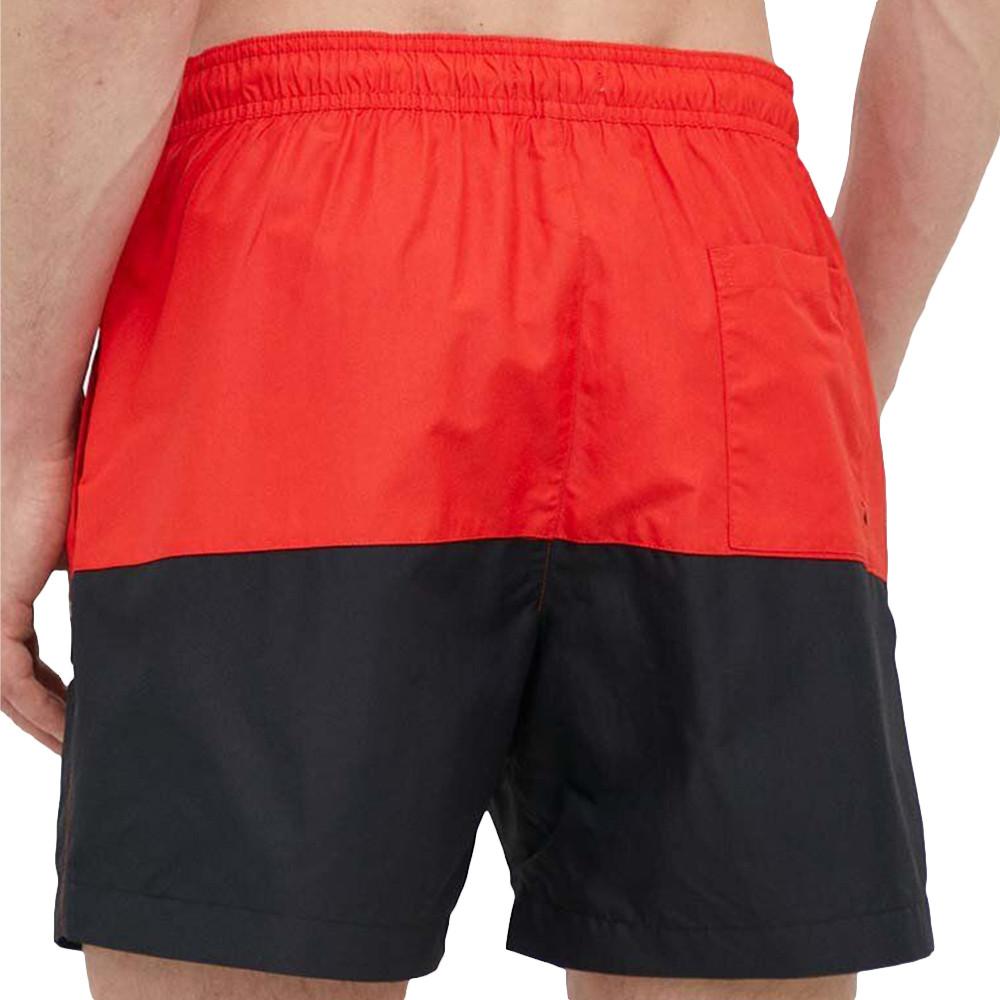 Short de bain Rouge/Noir Homme Calvin Klein KM0KM00796 vue 2