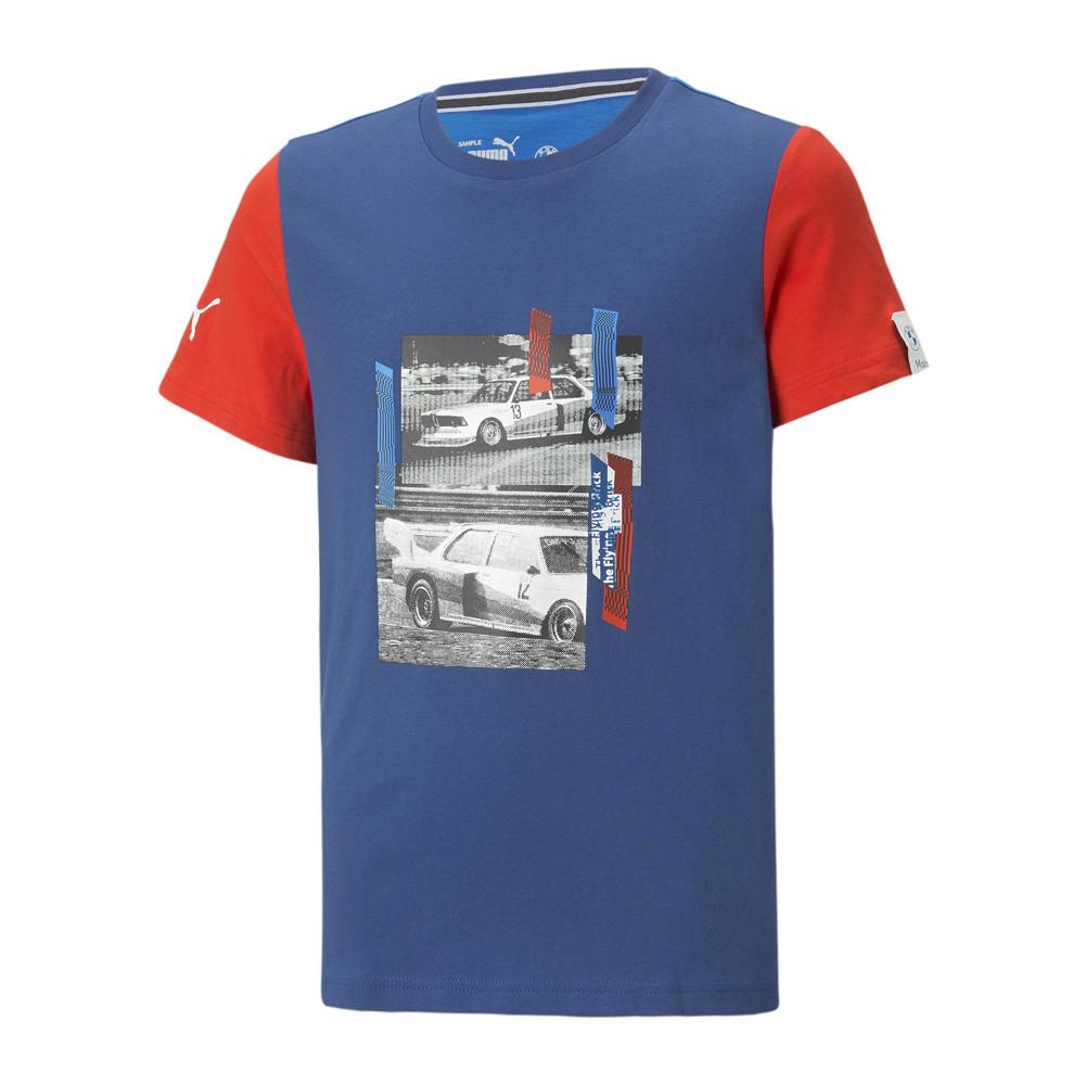 T-shirt Marine Garçon PumaBmw Mms pas cher