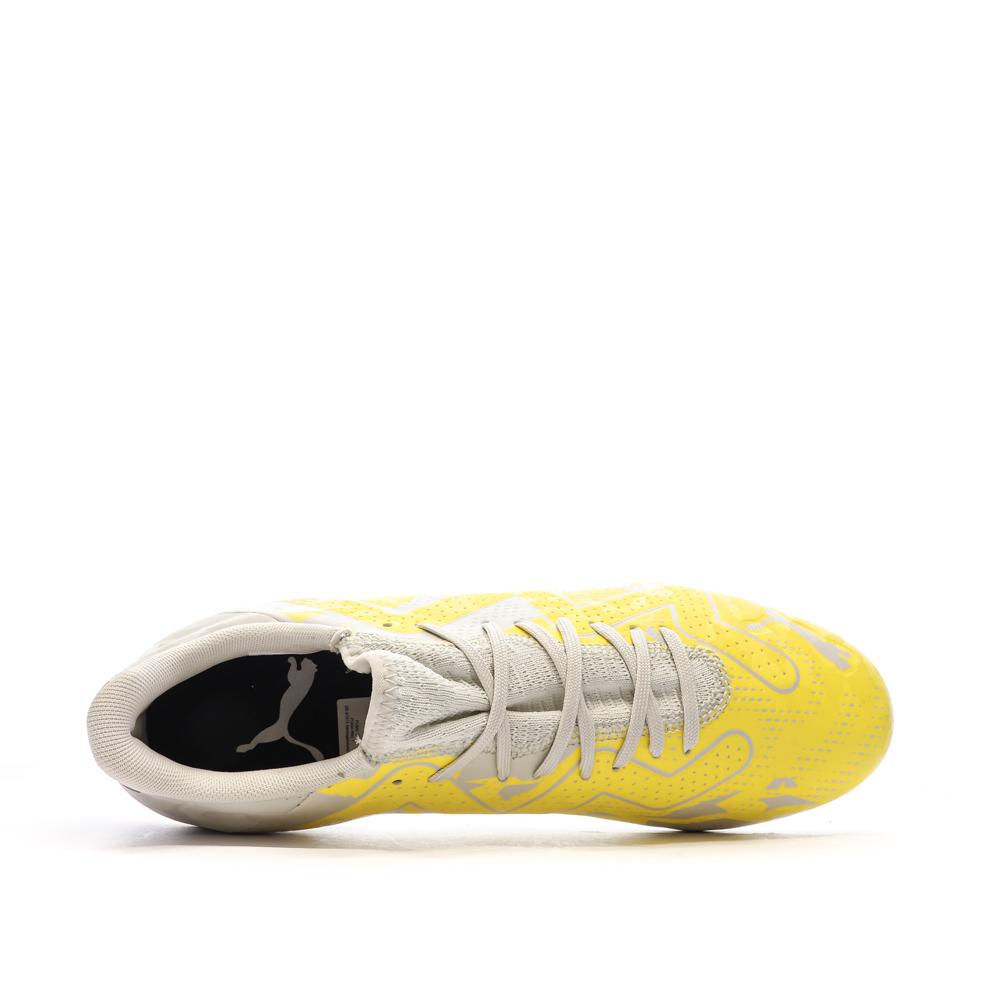 Chaussures Football Blanc/Jaune Homme Future Play vue 4
