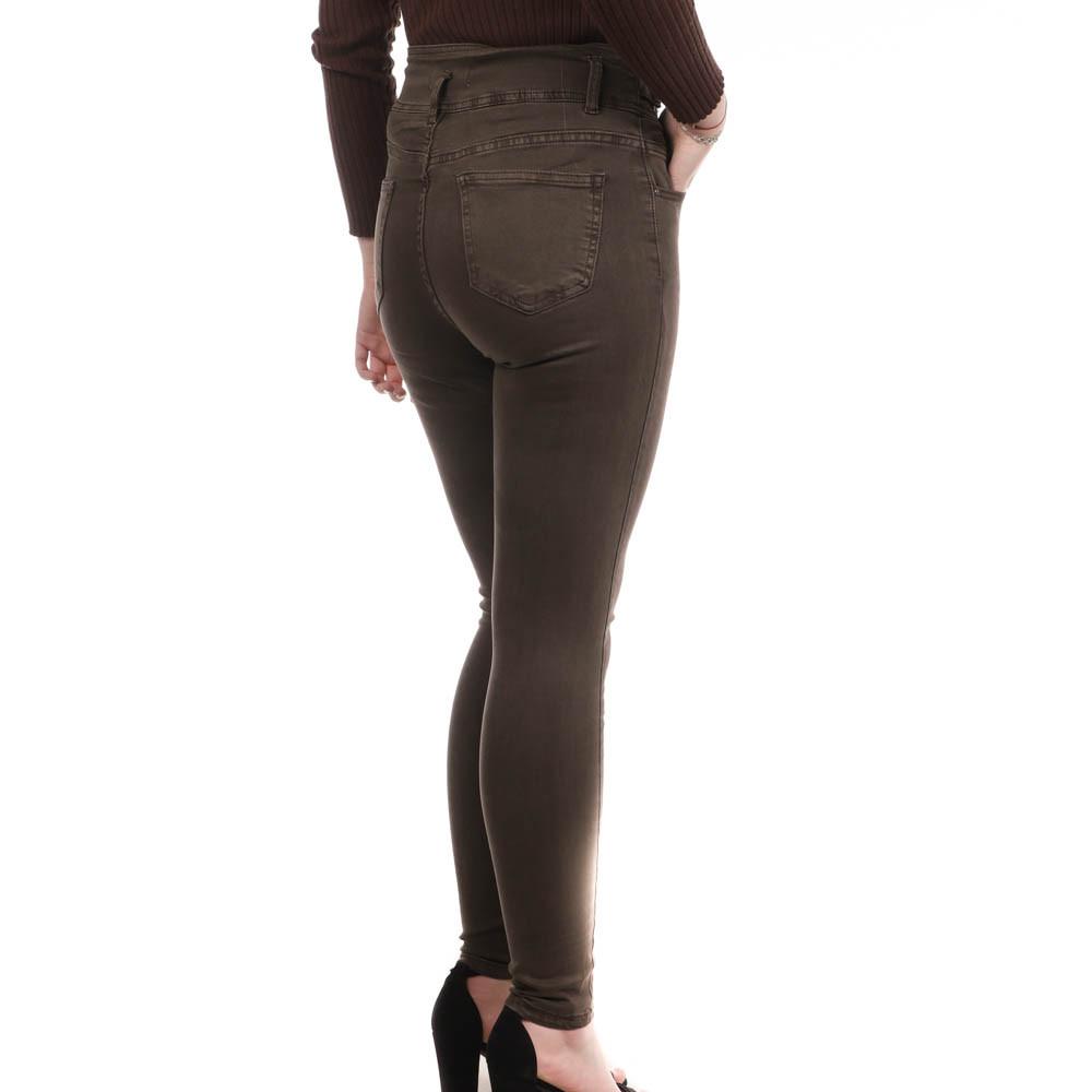 Jean Slim Marron My Tinas LW22 vue 2