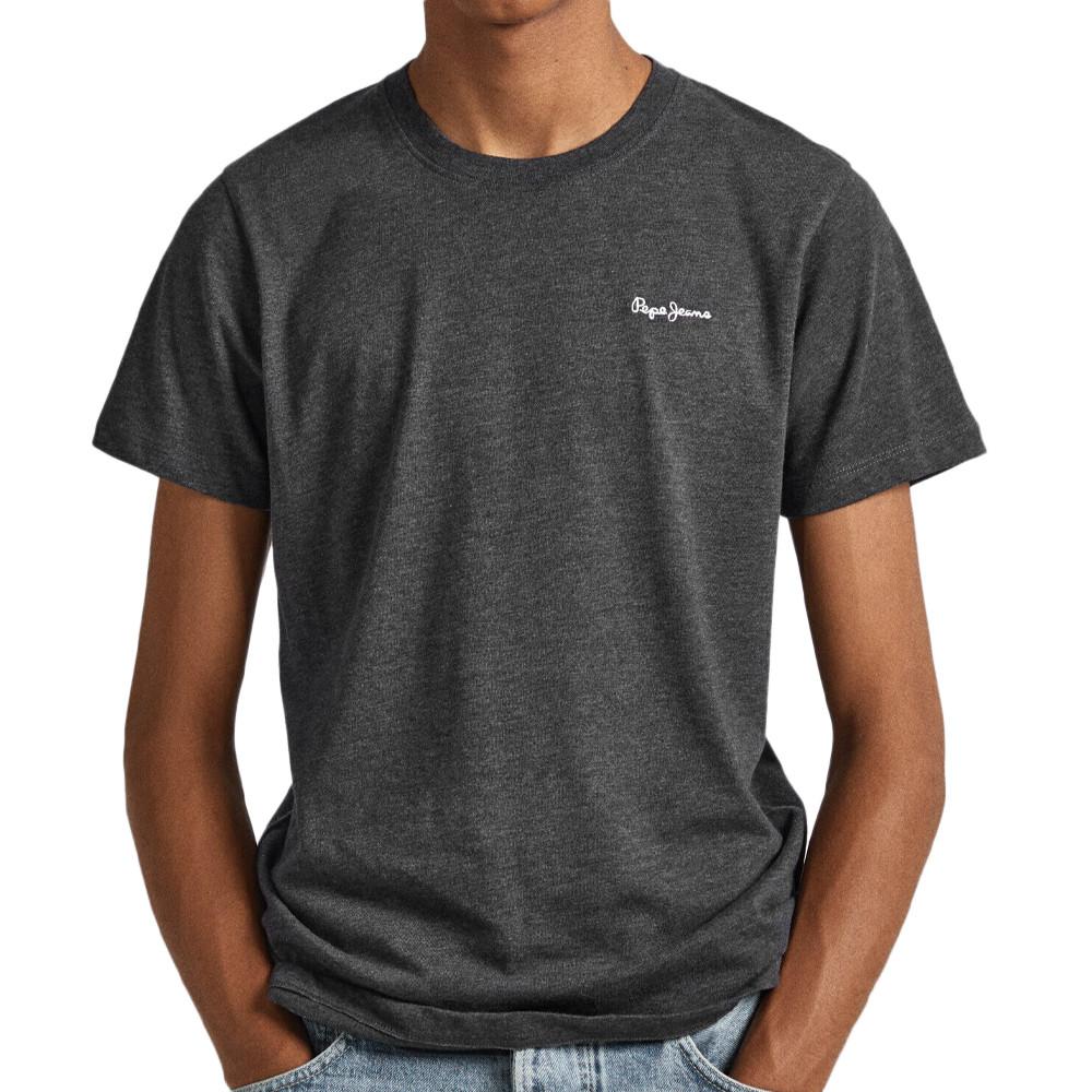 T-shirt Gris Homme Pepe jeans Nouvel pas cher