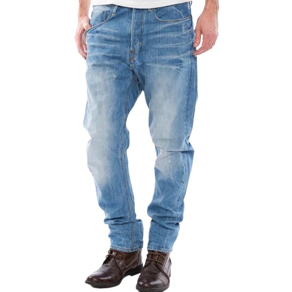 Jean Slim Bleu Clair Homme G-Star RAW 50584 pas cher