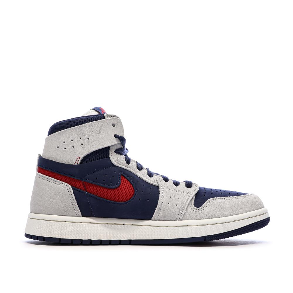 Nike Air Jordan 1 Zm Air Bleu/Gris Homme Nike vue 2