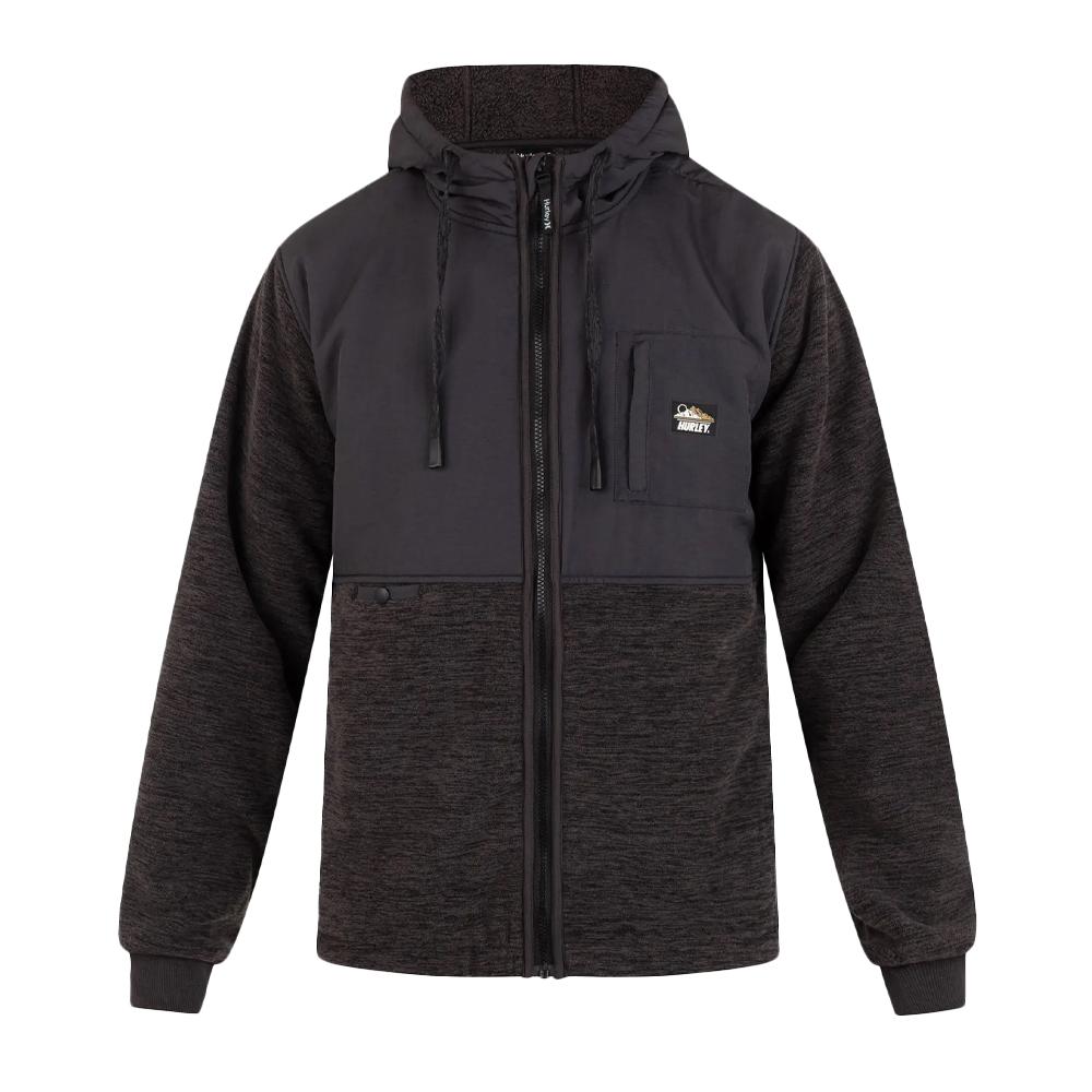 Blouson Gris Homme Hurley Huron Burrito pas cher