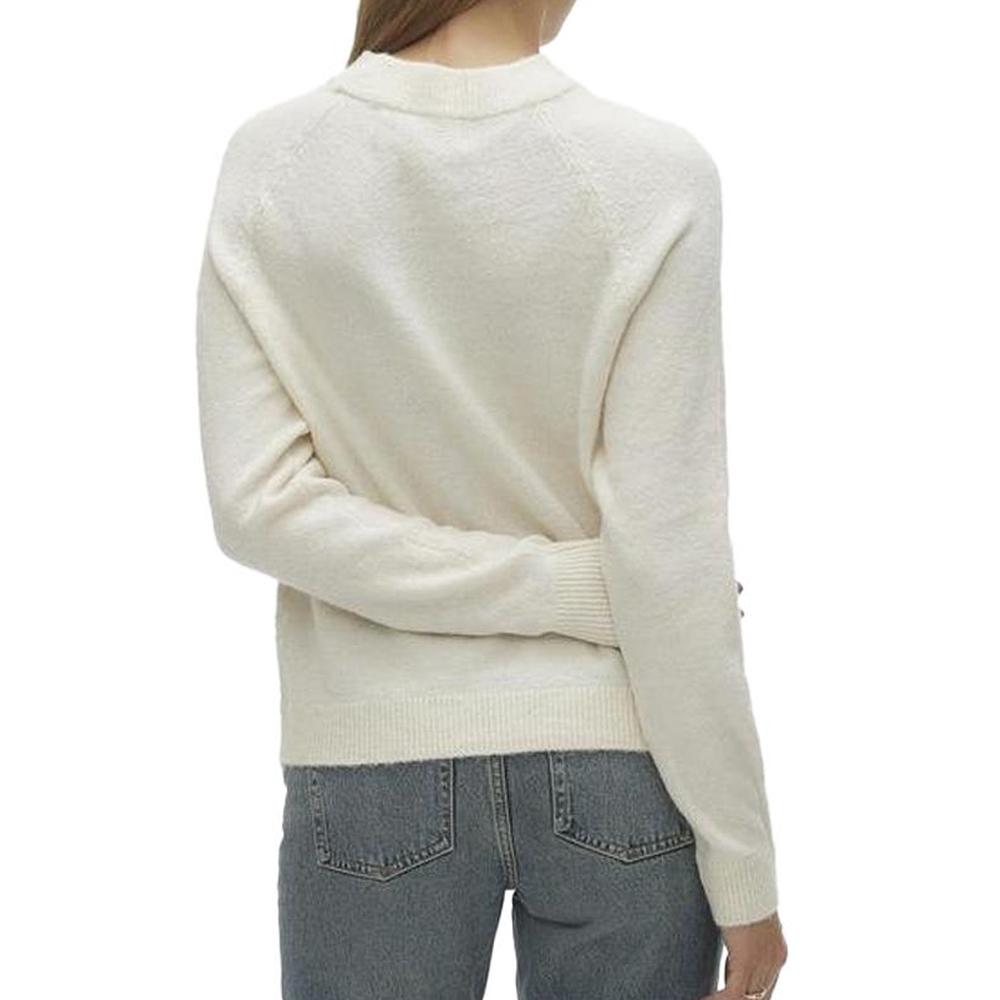 Pull Ecru Femme Vero Moda Filuca vue 2