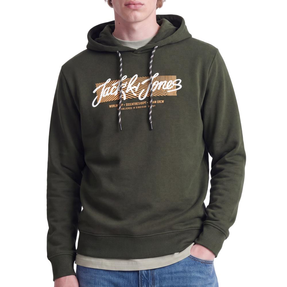 Sweat Kaki Homme Jack & Jones Frederiksberg pas cher