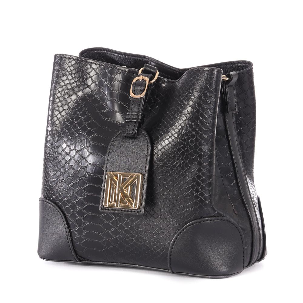 Sac à bandoulière Noir Femme Manoukian LILOI vue 2