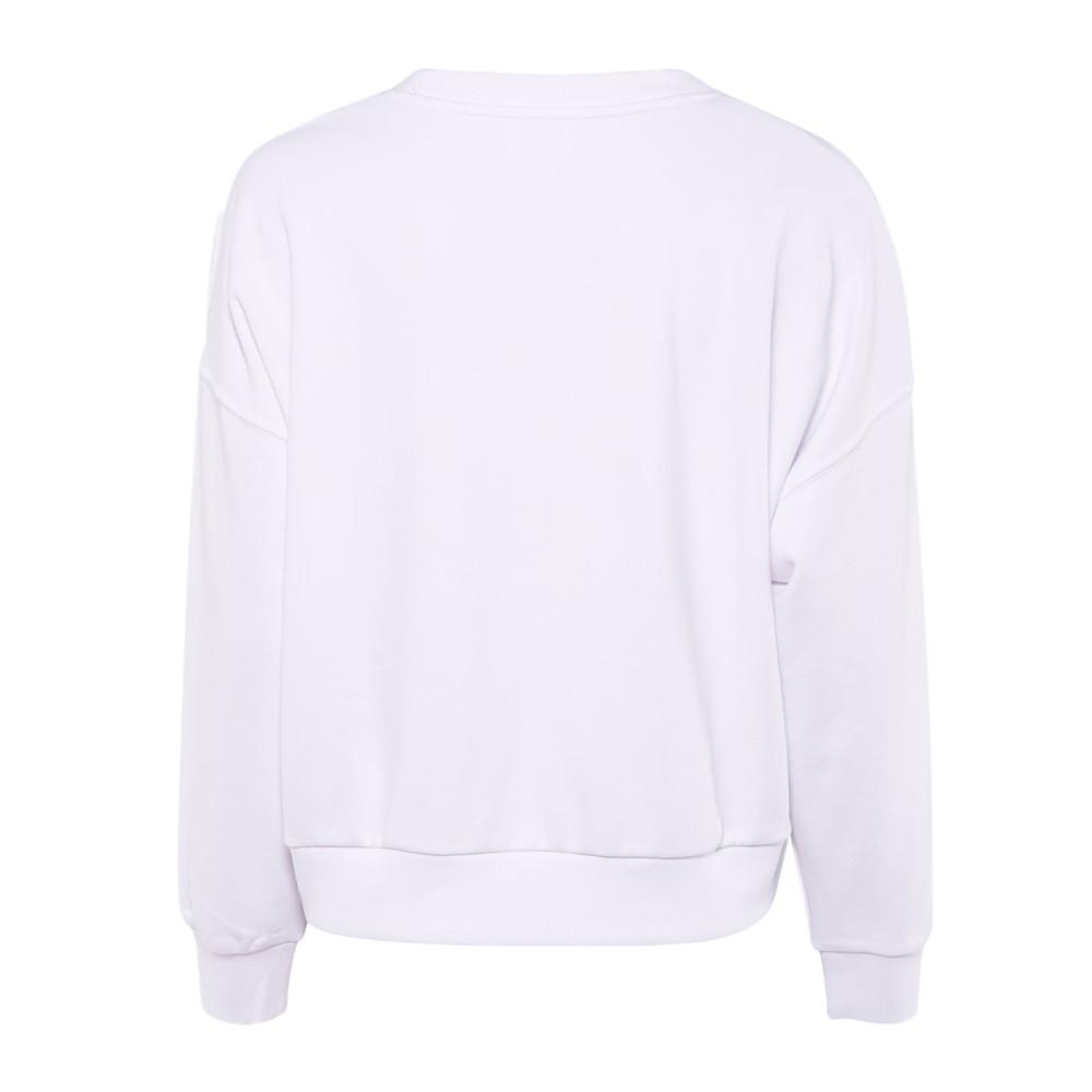 Sweat Blanc/Rose Femme Guess Icon vue 2
