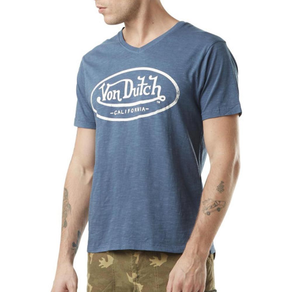 T-shirt Marine Homme Von Dutch TYRON pas cher