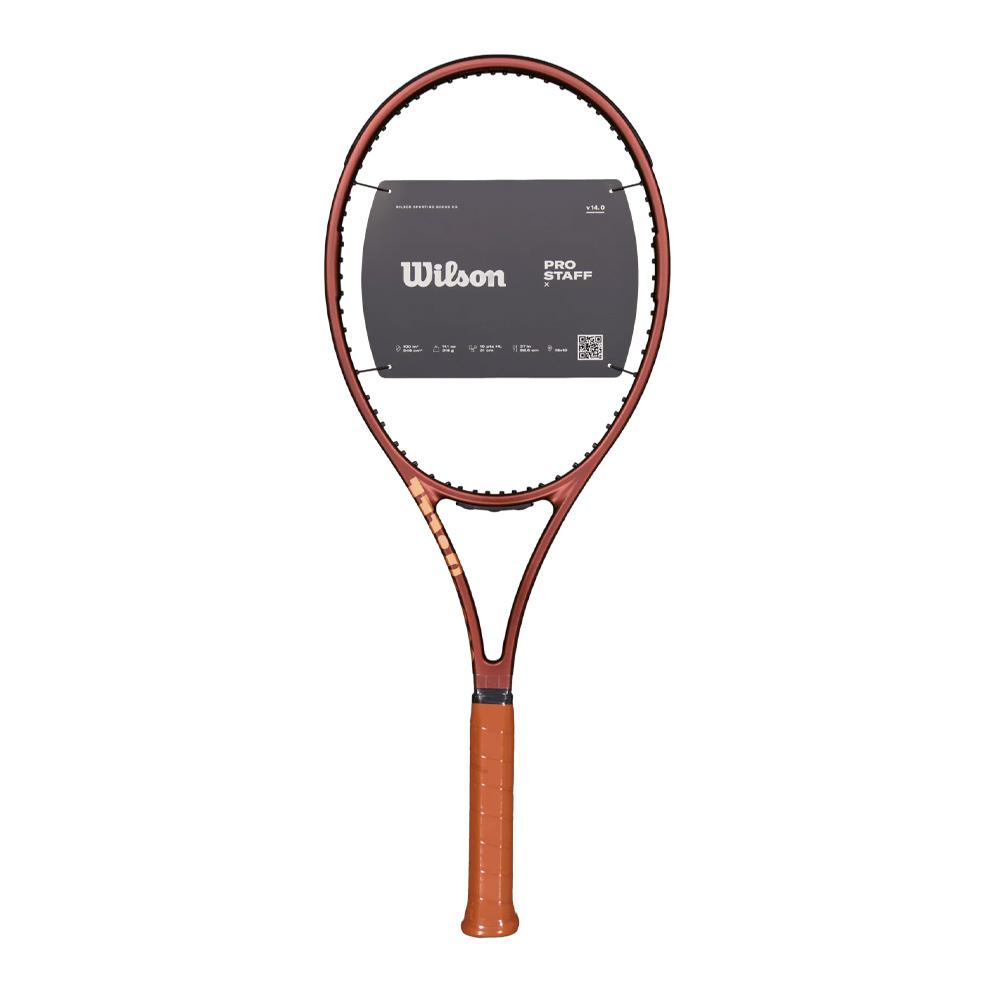Raquette de tennis Marron Homme Wilson Pro Staff X V14 FRM pas cher