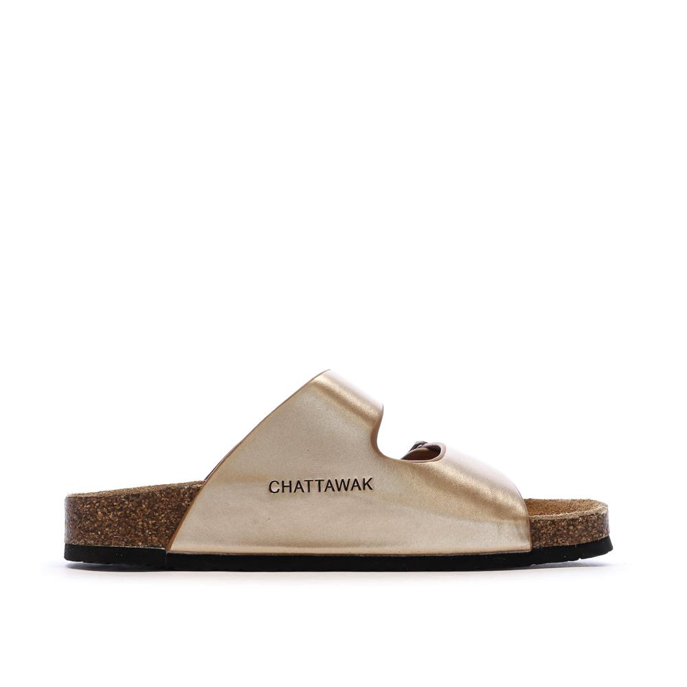 Sandales Cuivre Femme Chattawak Orphée vue 2