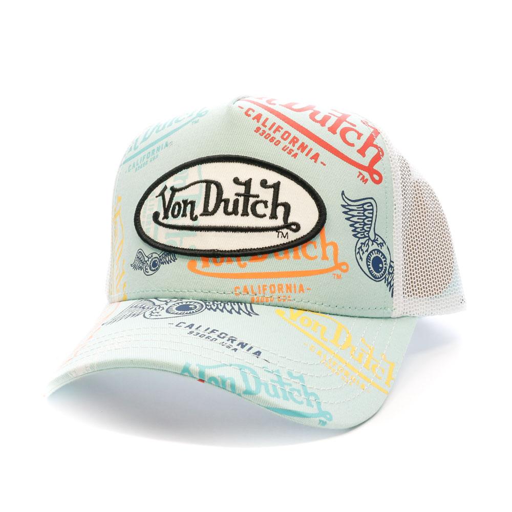 Casquette Bleu Homme Von Dutch Grafitti pas cher