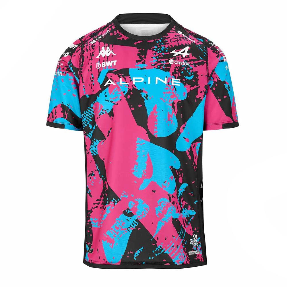 Maillot Noir/Rose/Turquoise Homme Kappa Kombat pas cher