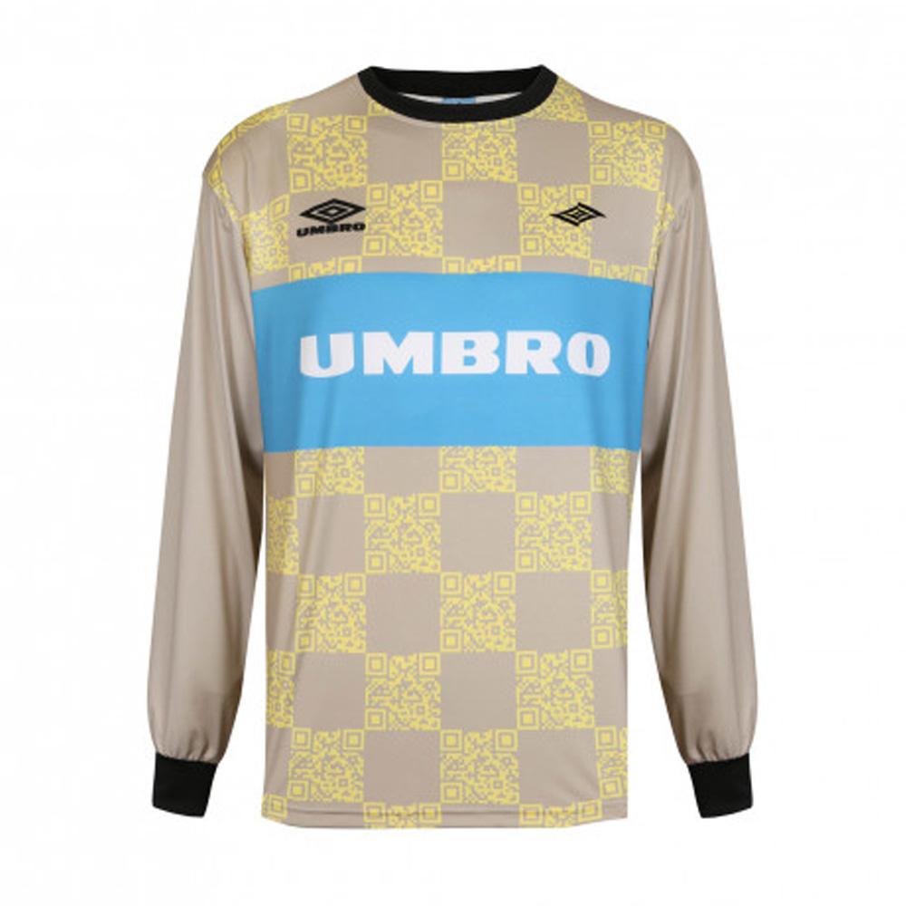 Maillot de Foot Marron/Jaune Homme Umbro Life Code pas cher