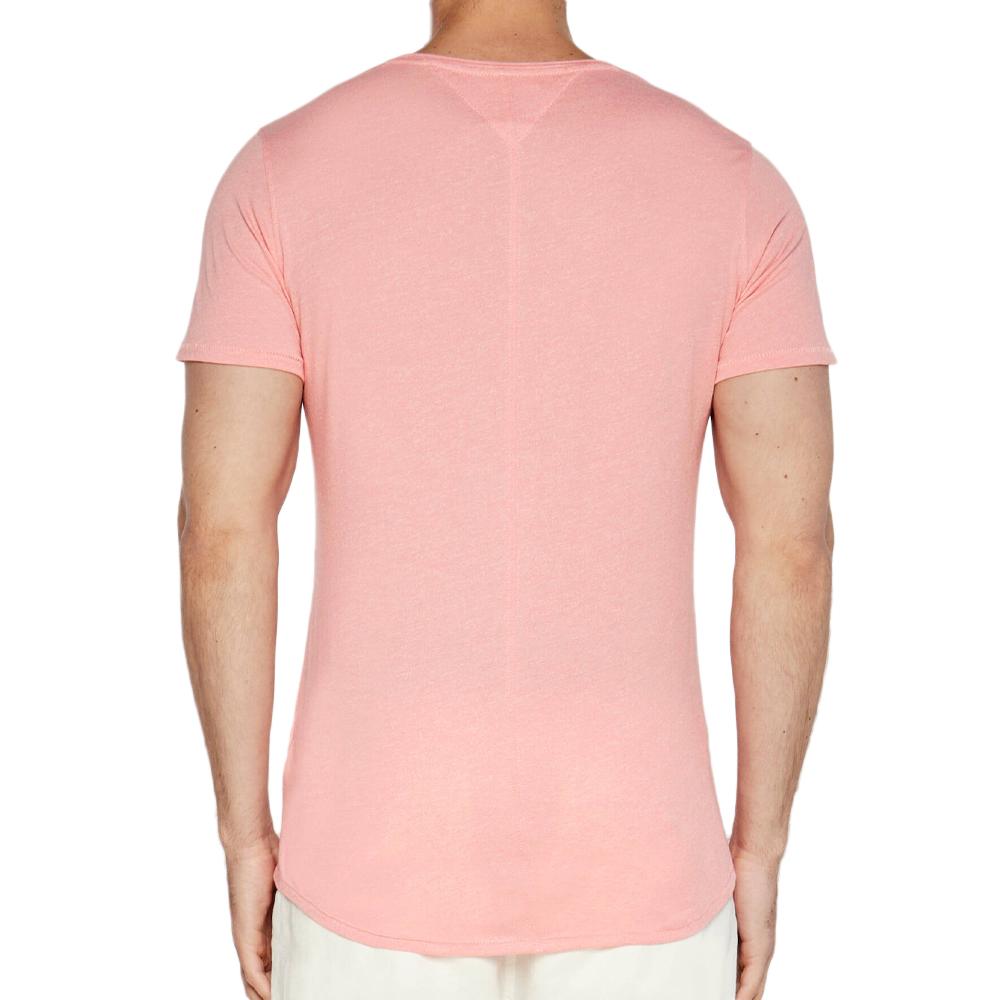 T-shirt Rose Homme Tommy Hilfiger Jaspe vue 2