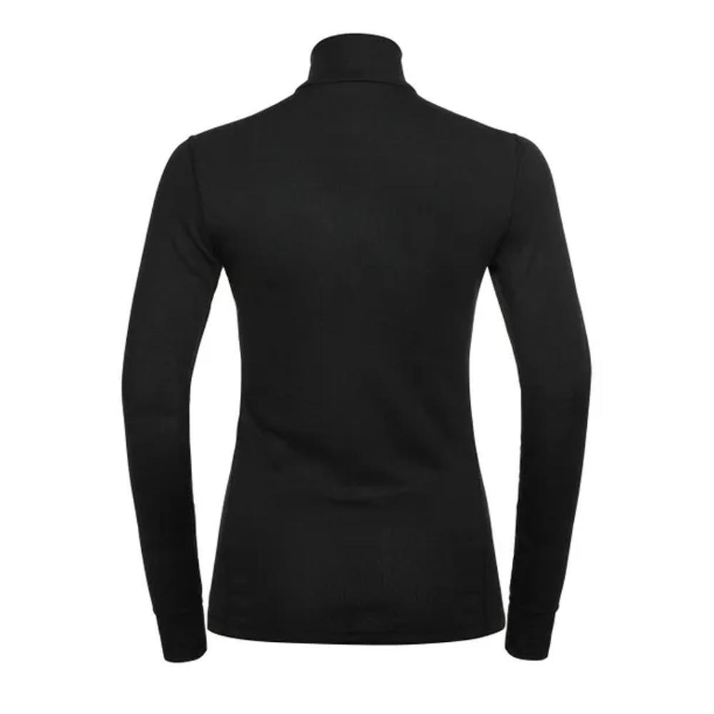 T-shirt Thermique manches longues Noir 1/2 ZIP Femme Odlo ACTIVE WARM ECO vue 2