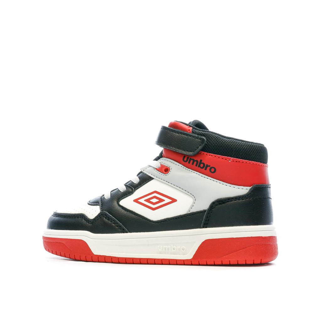 Baskets Noires Rouges Blanches Garcon Rouge Umbro Olly Vlc