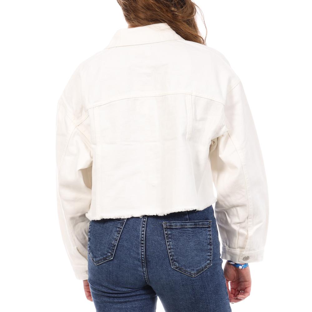 Veste en Jean Blanc Femme Jennyfer VROPY vue 2