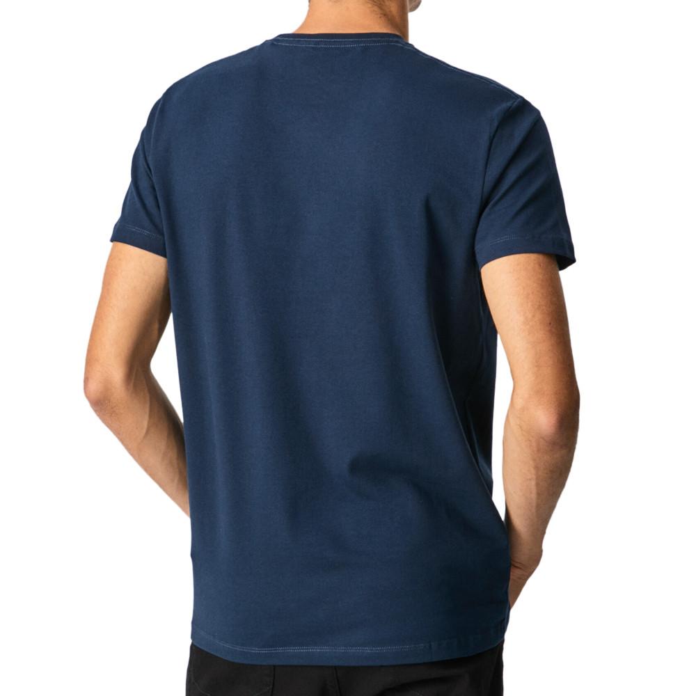 T-shirt Marine Homme Pepe Jeans Original Stretch N vue 2