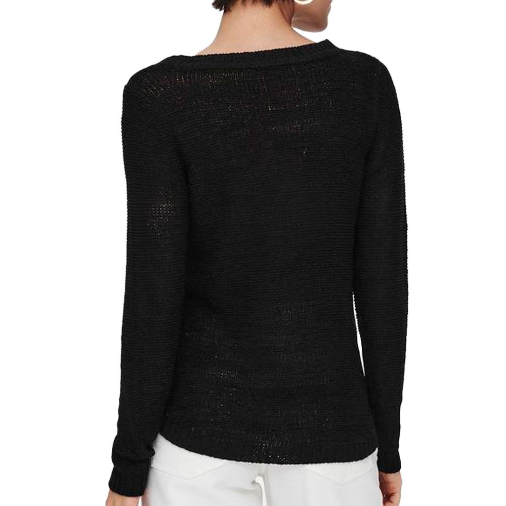 Pull Noir Femme Only Geena vue 2