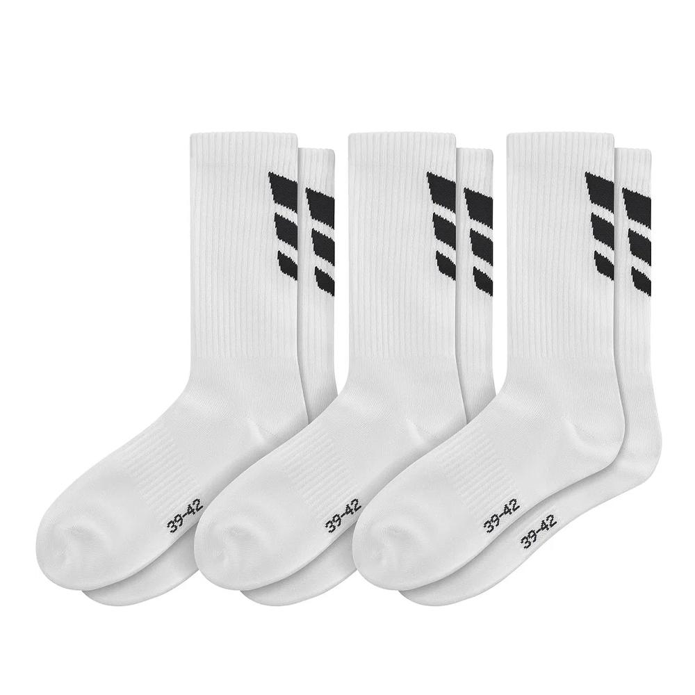 X3 Paires de Chaussettes Blanc Erima 3 Wings pas cher