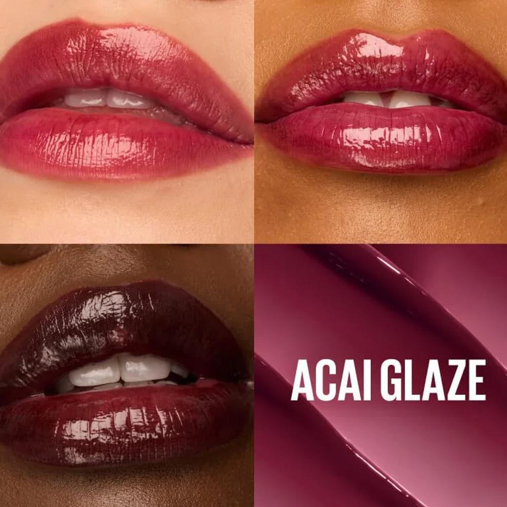 Baume Huile Lèvres Brillance Gloss Lifter Glaze Maybelline New York 008 Acai Glaze vue 2