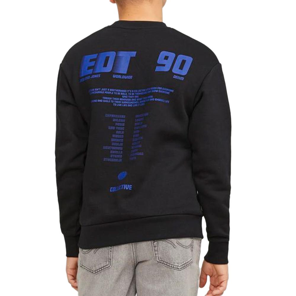Sweat Noir Garçon Jack & Jones Collect Edt vue 2