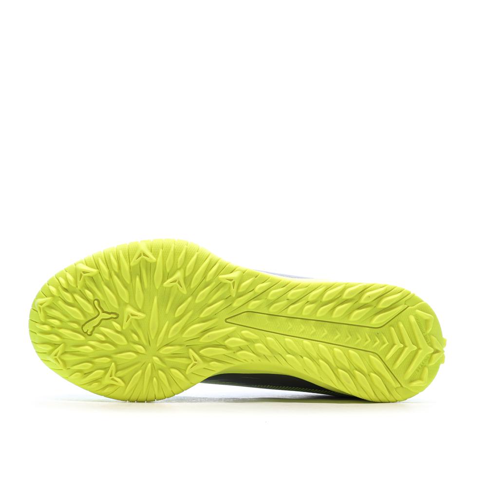 Chaussures de football Gris/Vert Garçon Puma Ultra 5 Play vue 5