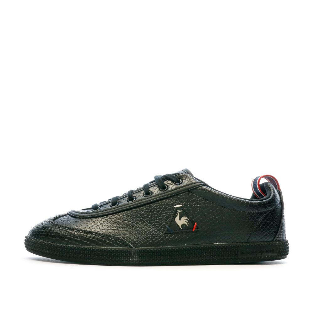 Baskets Noires Homme Le Coq SportifProvencale Iow Croco pas cher