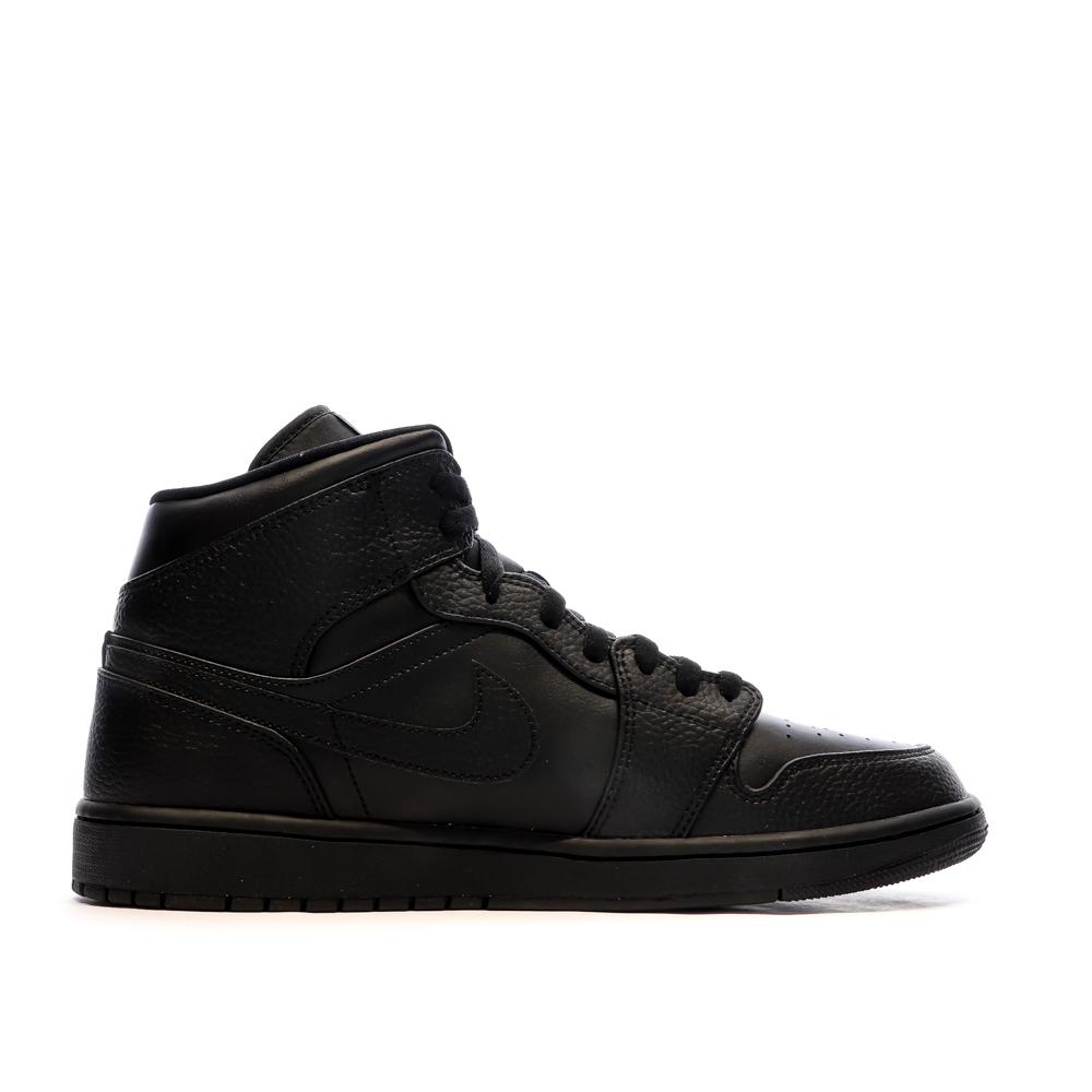 Baskets Noir Homme Nike Air Jordan 1 vue 2