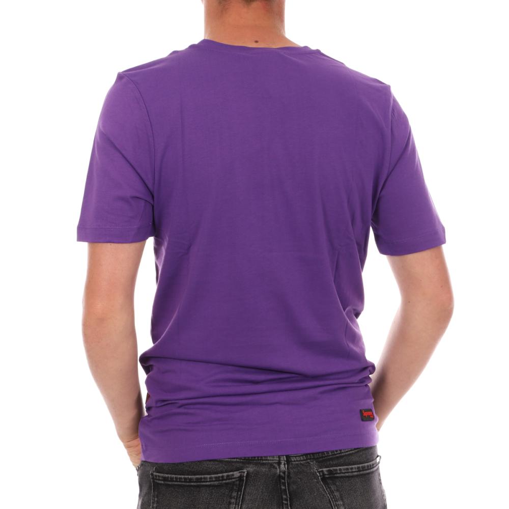 T-shirt Violet Homme Supreme Grip Greece vue 2