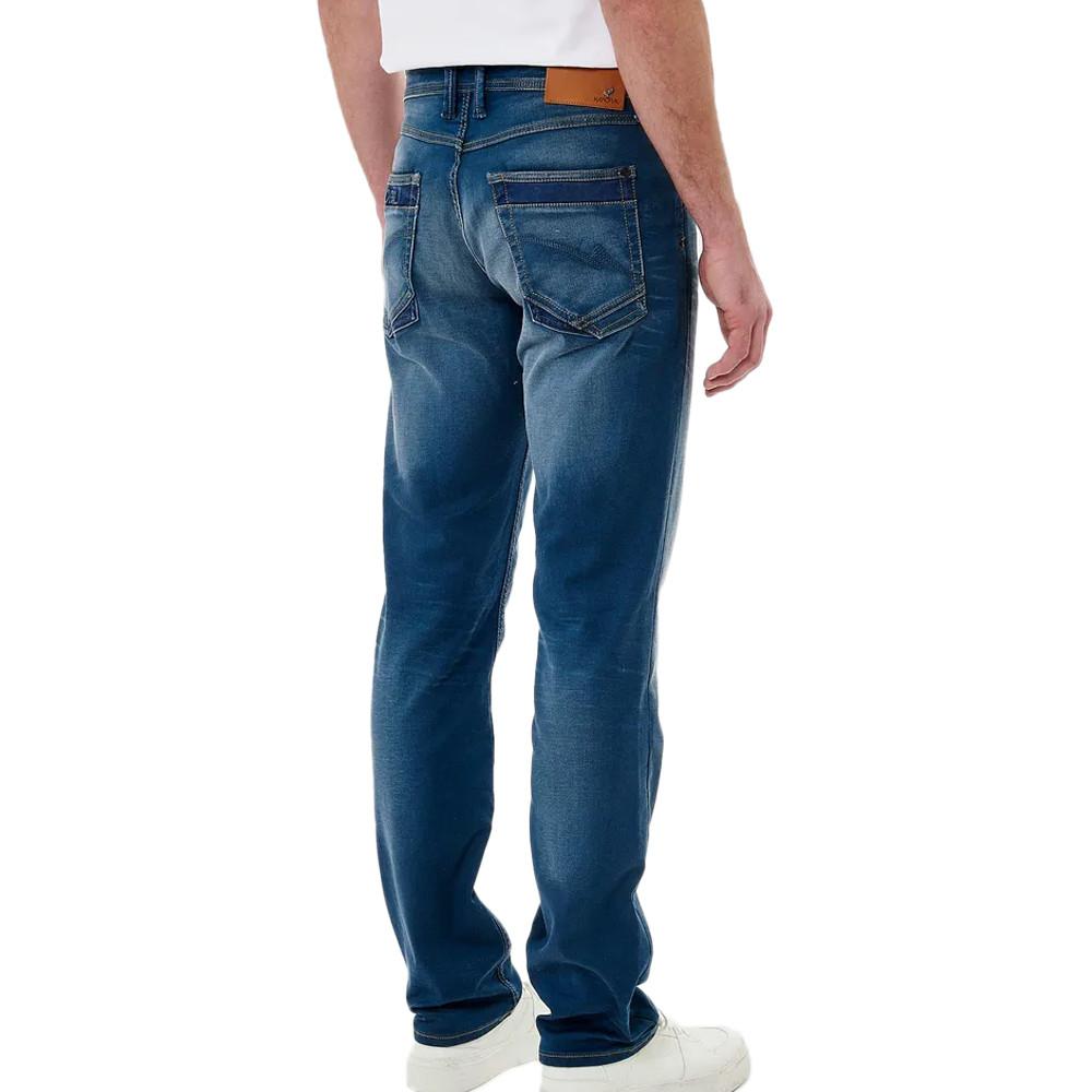 Jean Straight Bleu Homme Kaporal Anke vue 2