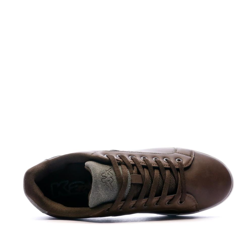 Basket Marron Homme Kappa Amber vue 4
