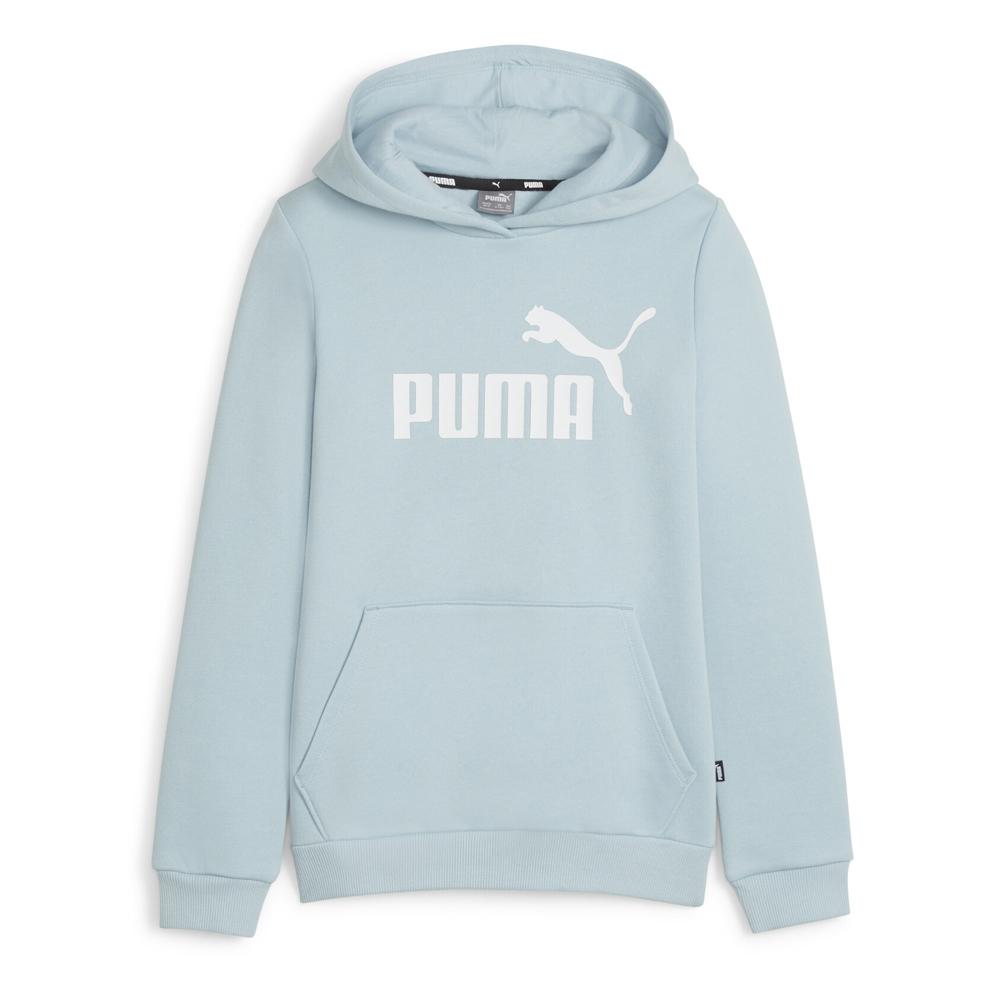 Sweat à Capuche Bleu Mixte Puma Logo Hoodie pas cher