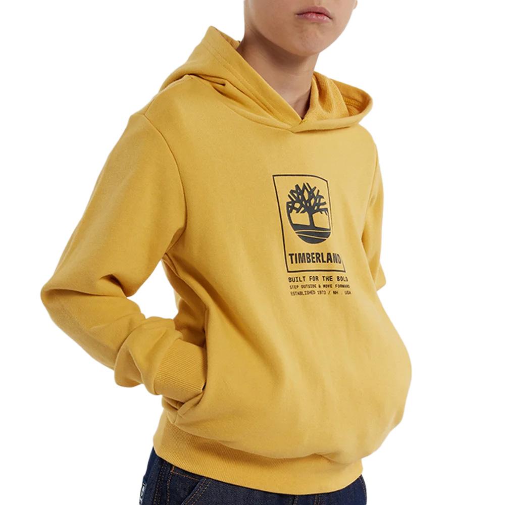 Sweat Jaune Garçon Timberland T60077 pas cher