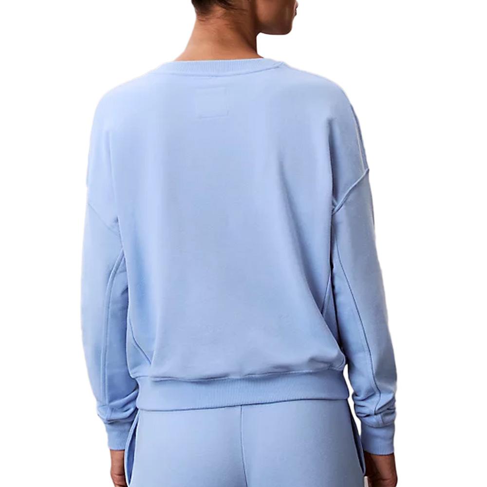 Sweat Bleu Femme Calvin Klein Jeans LV00QS7514 vue 2