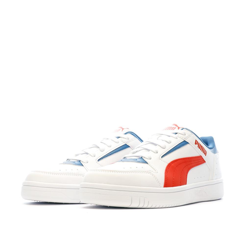Baskets Blanches/Rouges Homme Puma Rebound Joy vue 6
