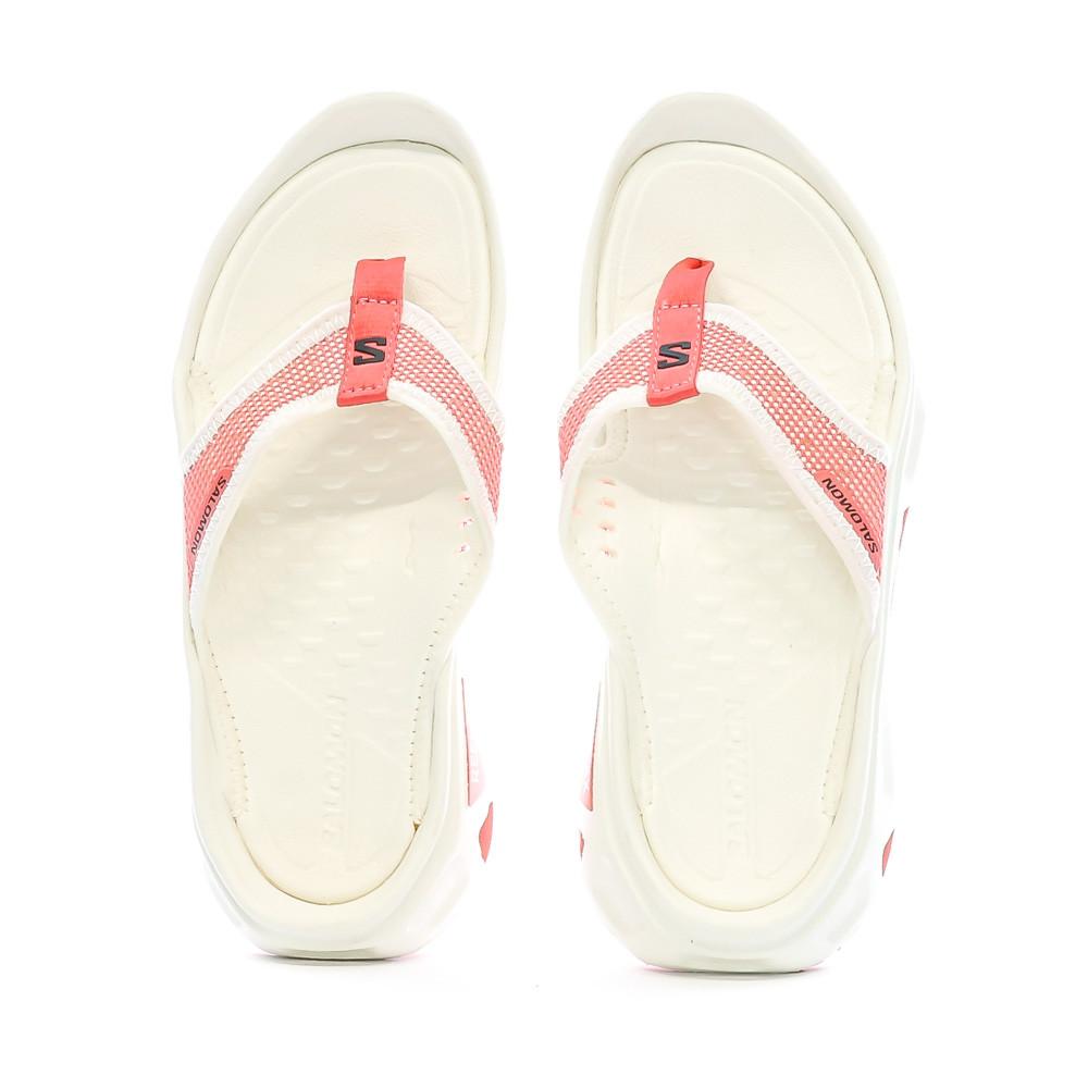 Claquettes Écru/Rose Femme Salomon Reelax Break 6.0 vue 3