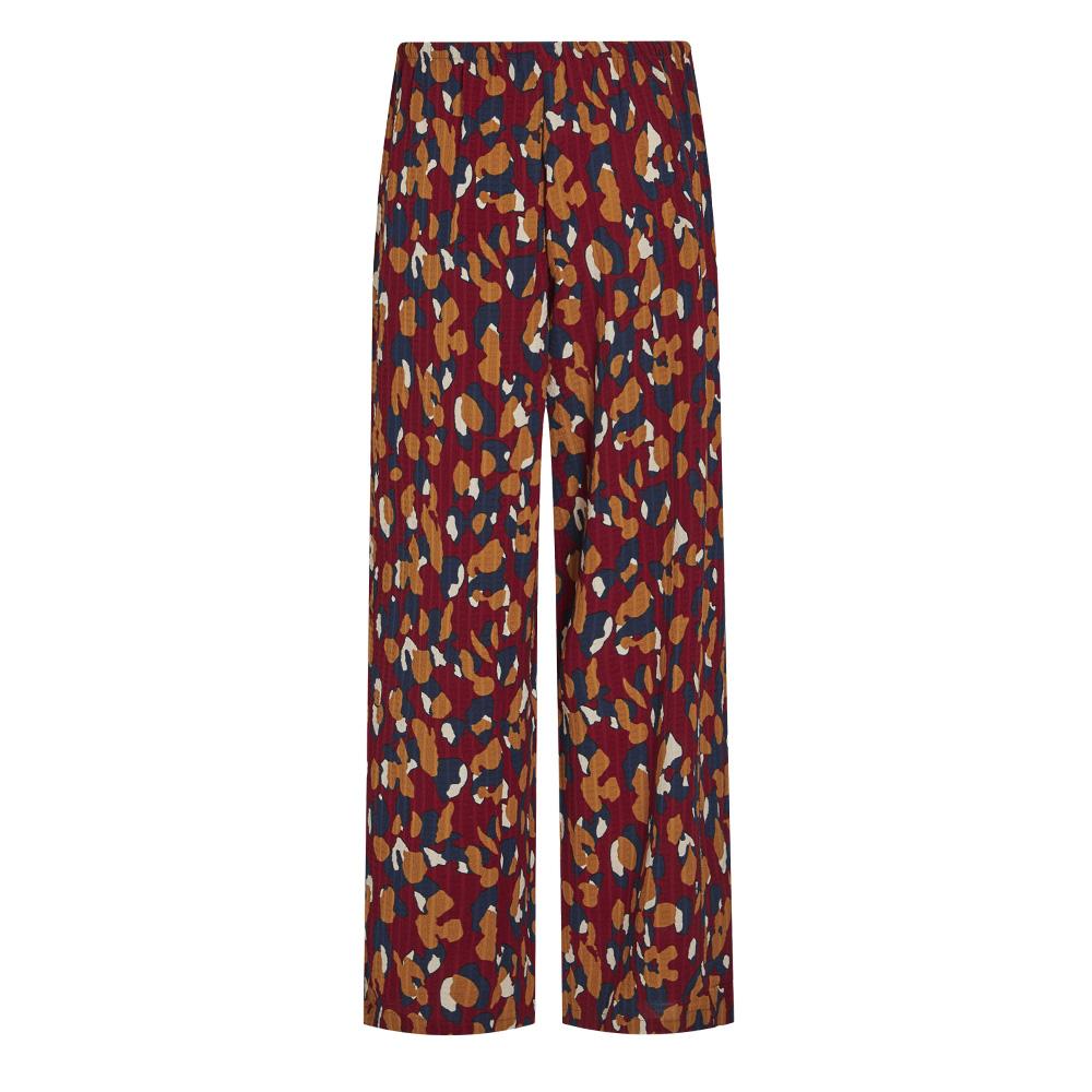 Pantalon fluide Rouge à Motifs Femme Vila Lusi vue 2