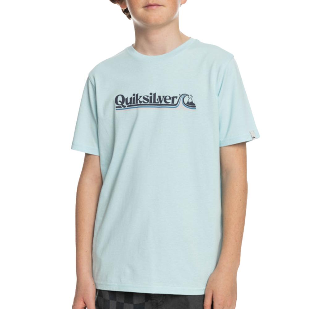 T-Shirt Bleu Homme Quiksilver Alllinedup pas cher