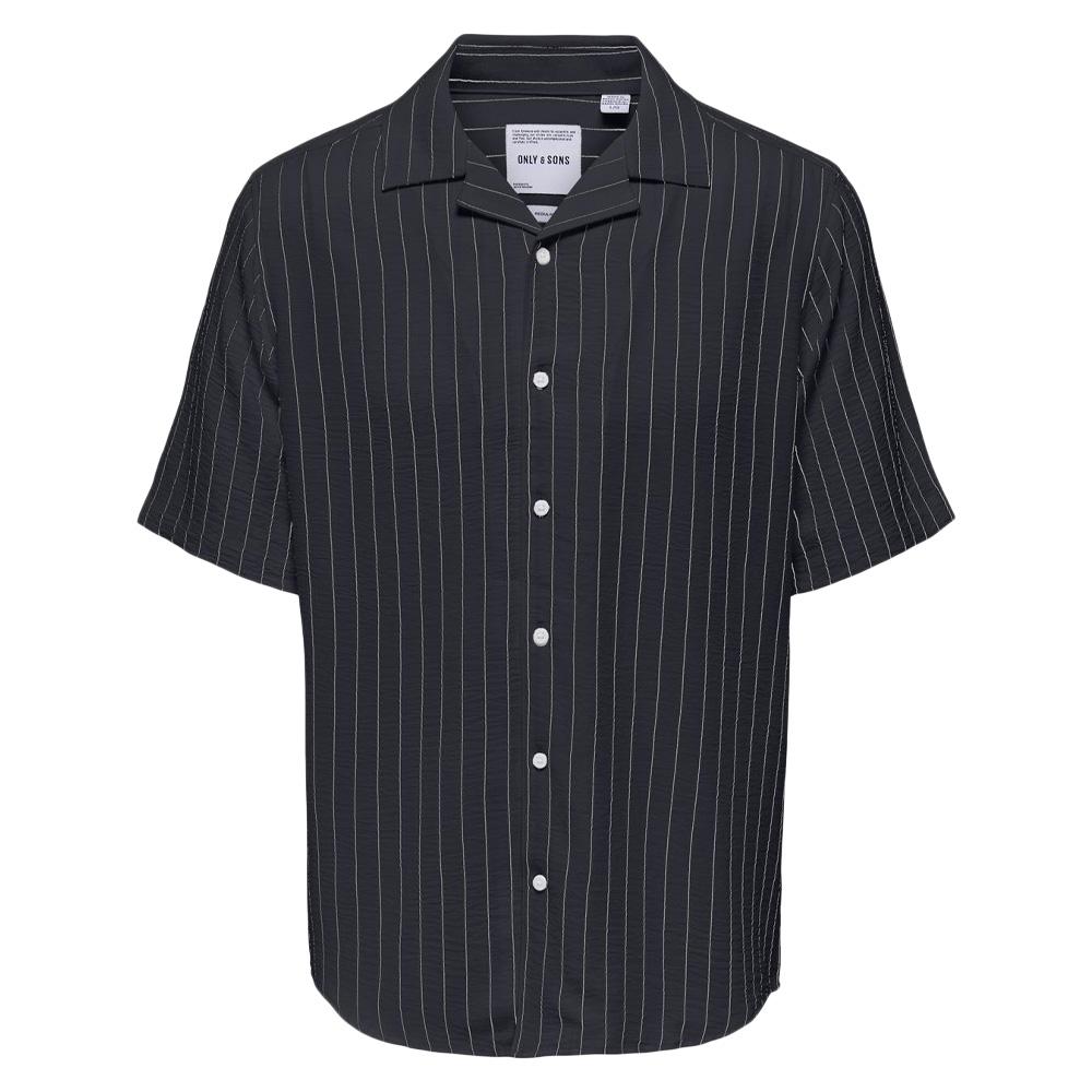 Chemise Marine/Blanc Homme Only & Sons Onswane pas cher