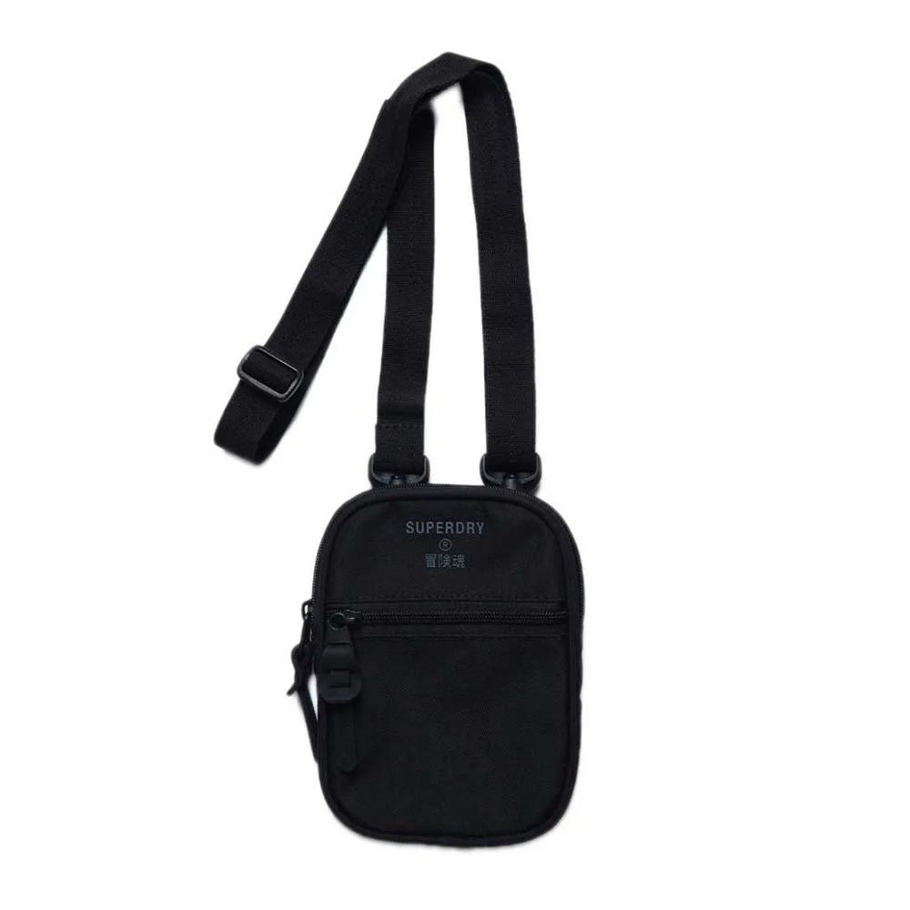 Sacoche Noir Homme Superdry Pouch pas cher