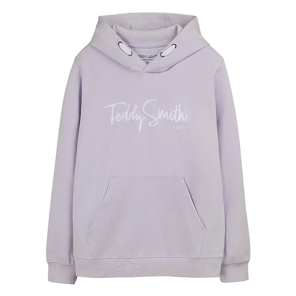 Sweat à Capuche Mauve Garçon Teddy Smith Evry1 pas cher