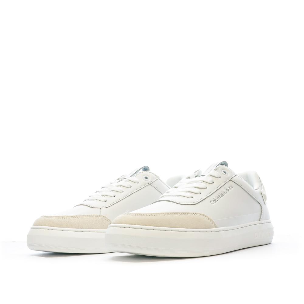 Baskets Blanches Homme Calvin Klein Jeans Casual Cupsole vue 6