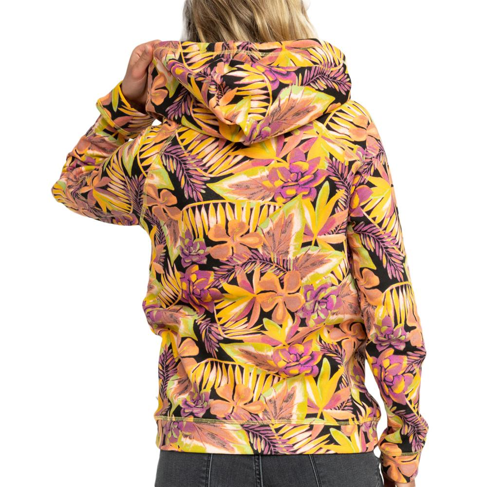Sweat Noir/Orange Femme Roxy Divedeephoodie vue 2